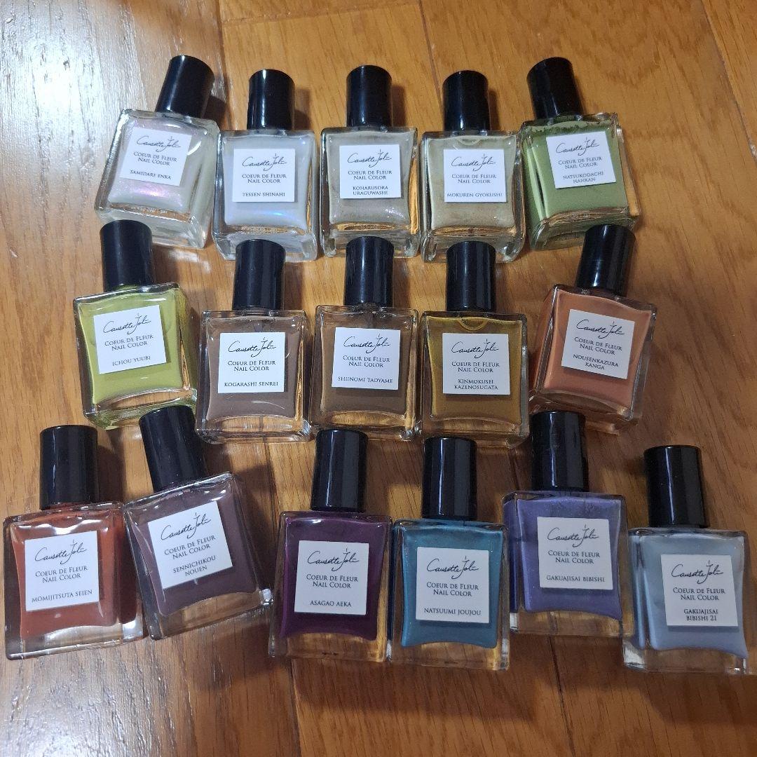 コゼットジョリ ネイル 16色セット 8大フリーの国産マニキュアブランド「コゼットジョリ」から2023年春