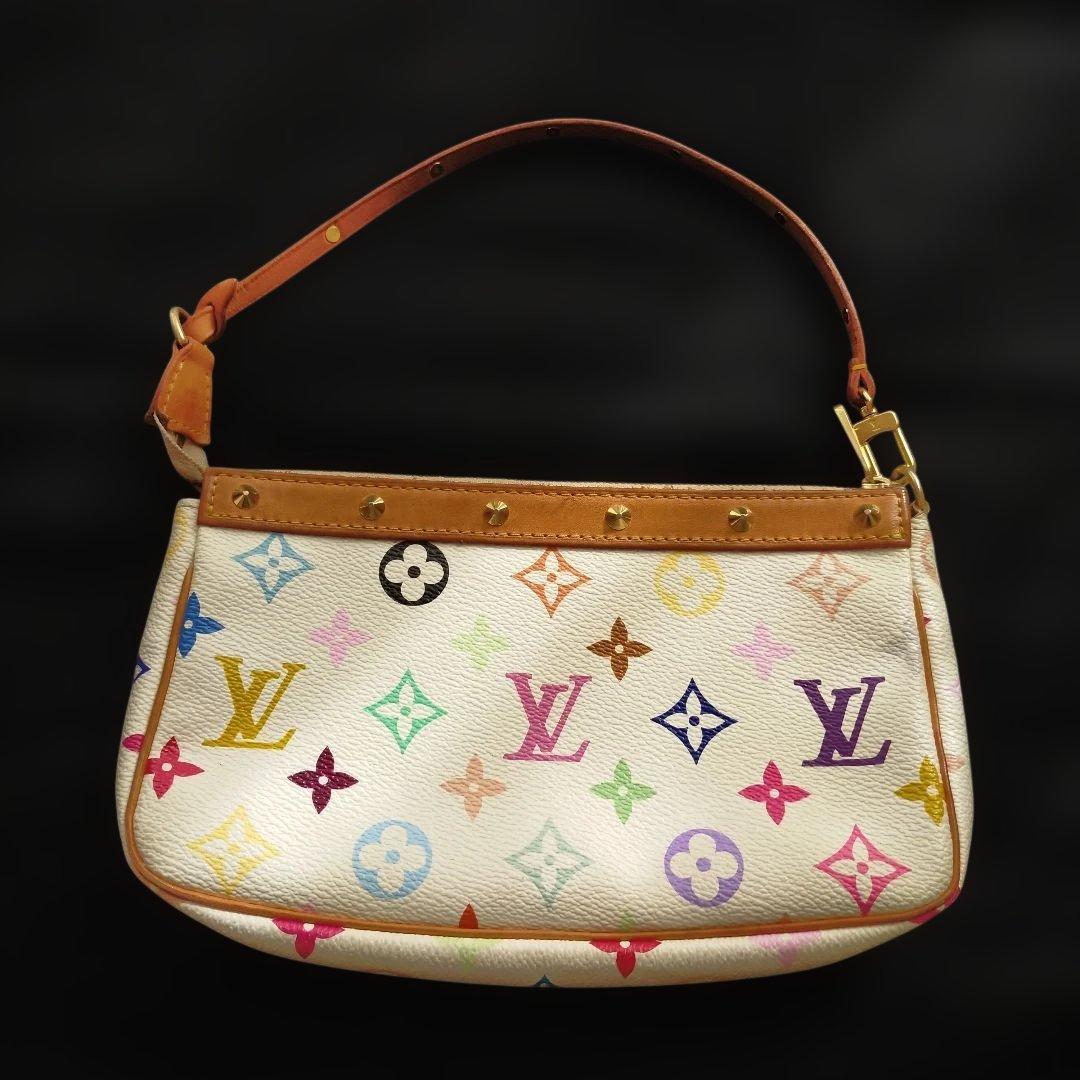 Louis Vuitton マルチカラー ポーチ