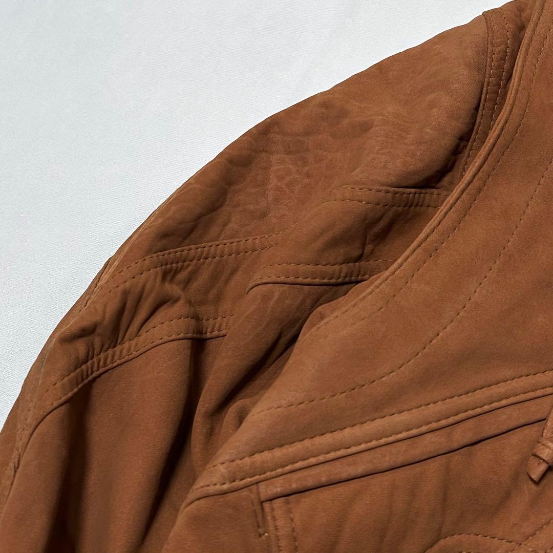 90s オーストラリア製 ベロア レザー ボンバージャケット ボックス