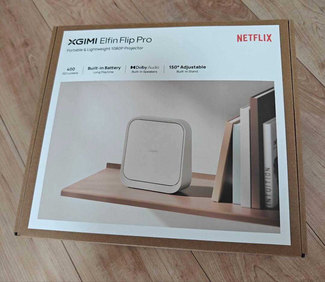 数時間使用】XGIMI プロジェクター Elfin Flip Pro ホワイト - メルカリ