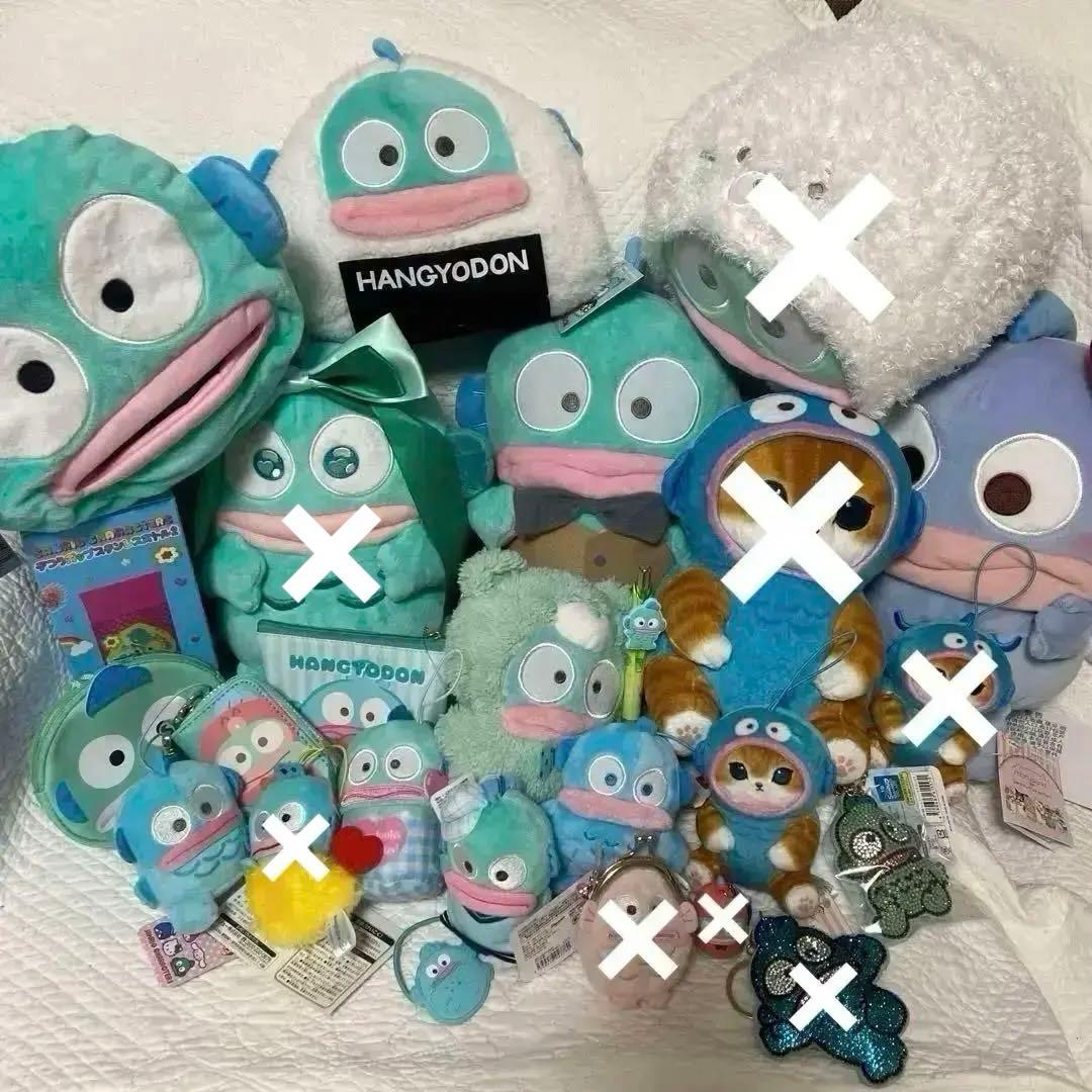 サンリオ　ハンギョドン　ぬいぐるみ　マスコット　まとめ売り　セット！ 🐟💙🐙 @hngdn_goods ⬅︎ ハンギョドングッズ情報をお届け ／ 📢6月