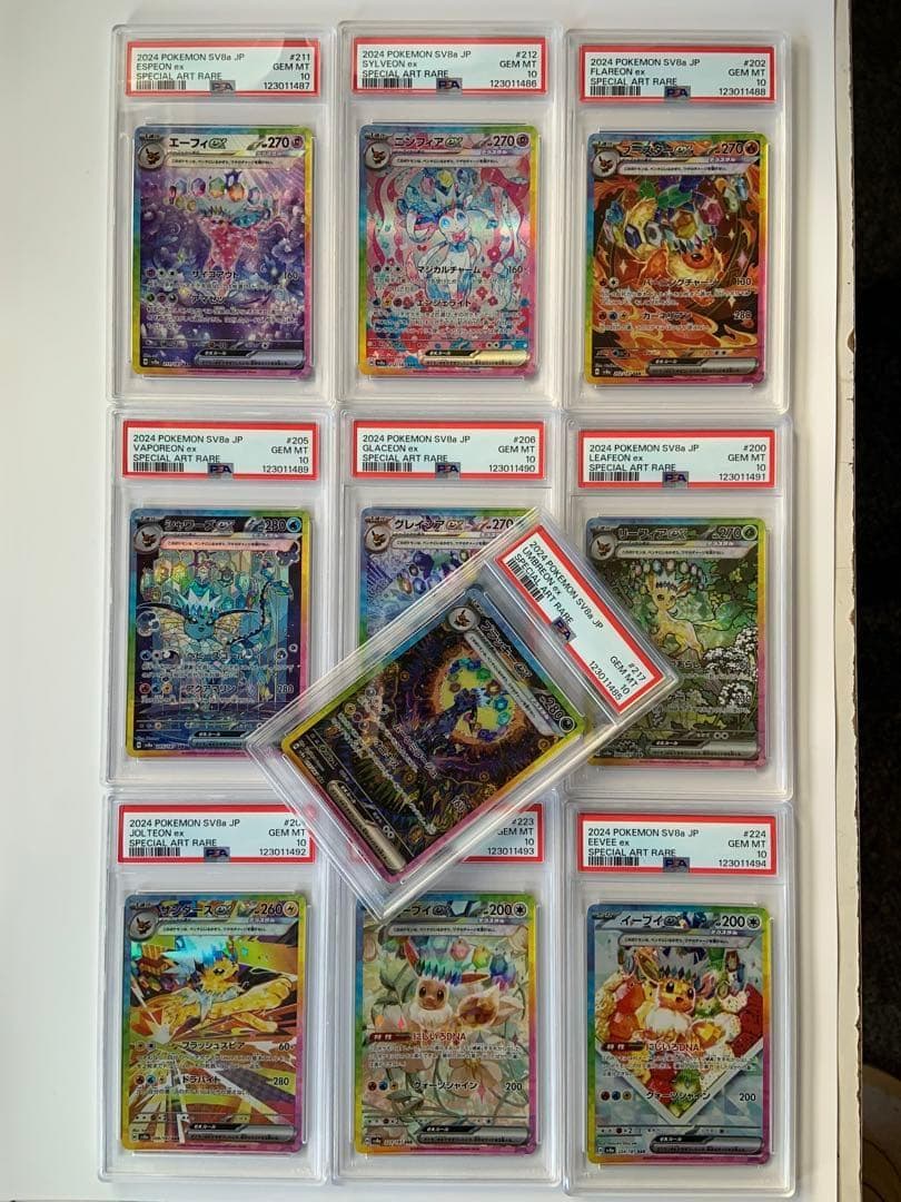 【All PSA10 10連番】テラスタルフェス　ブイズSAR