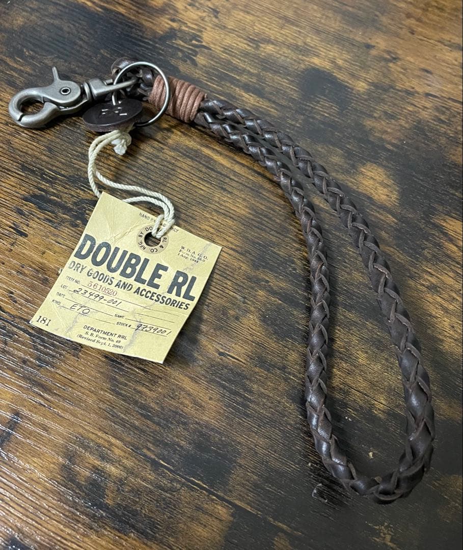 レア！RRL廃盤★レザーウォレットチェーン★新品未使用品★rrl ラルフローレン