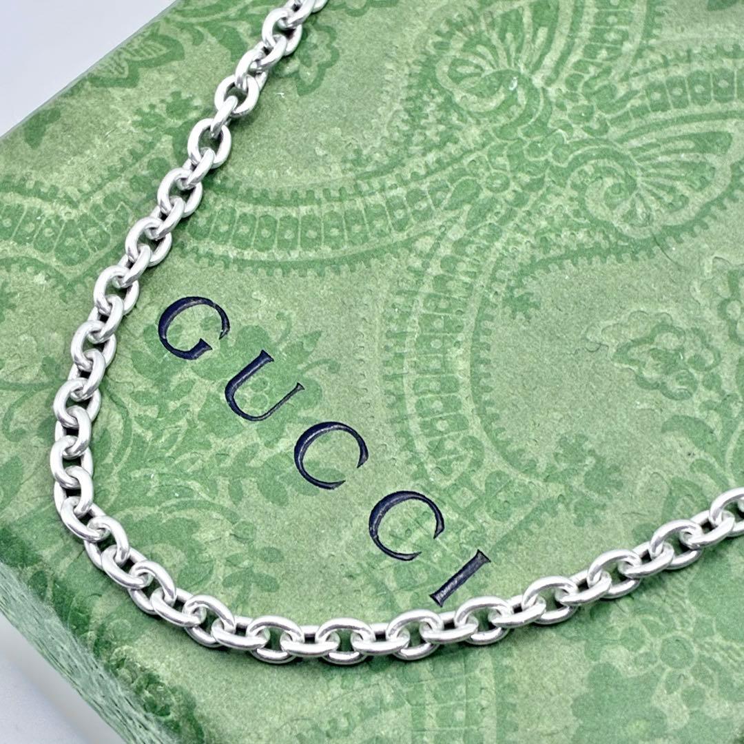 GUCCI グッチ あずき チェーンのみ 50cmネックレス 留め具訳あり