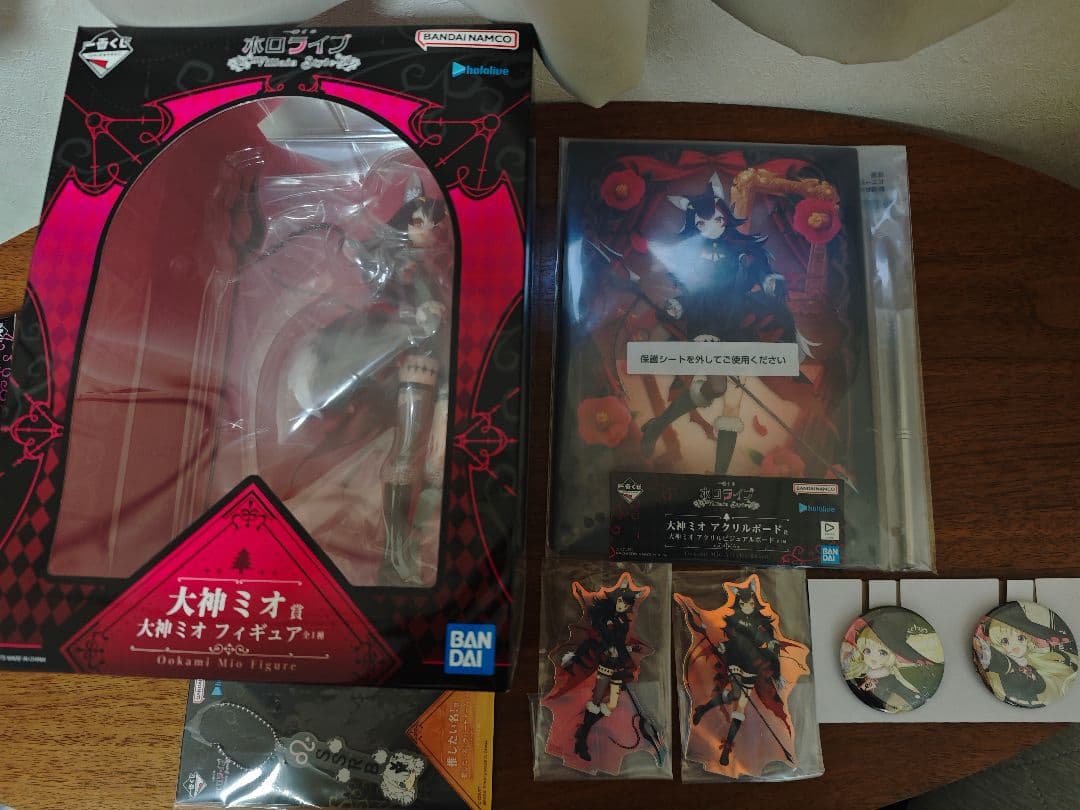 大神ミオ フィギュア バンダイ ホロライブ hololive SUPER EXPO 2025』にて、 白上フブキ・大神ミオ 等身大
