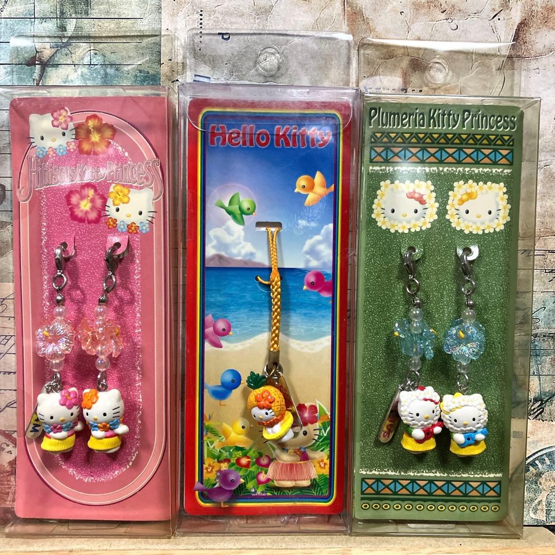 キティ ストラップ 海外限定 フラ パイナップル ウクレレ ♡ 激レア セット