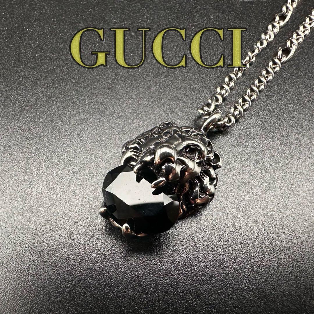 未使用級✨　GUCCI　ネックレス　ライオン　ライオンヘッド　希少 1275