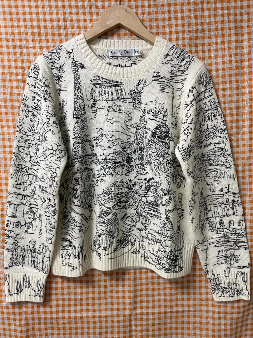 カシミヤ/綺麗 Sサイズ　ディオール 長袖 セーター DIOR ニット