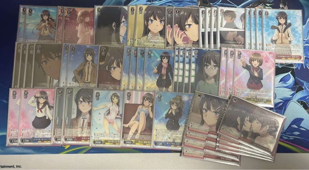 ヴァイスシュバルツ　青春ブタ野郎シリーズ　8扉デッキ　パーツ付き