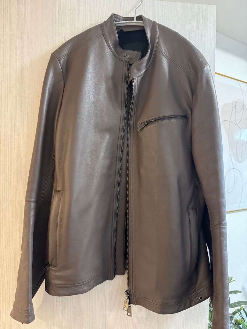 AlphaTauri アルファタウリ レザージャケット 本革 メンズ