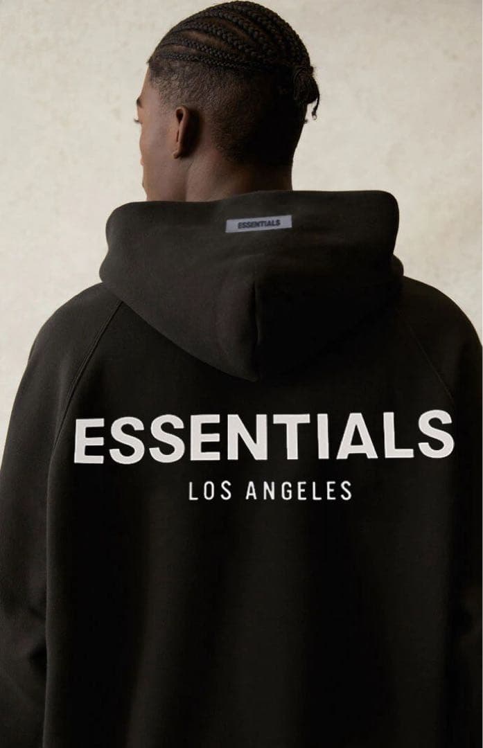 FOG ESSENTIALS リフレクティブパーカー フート付き後ろLOGO