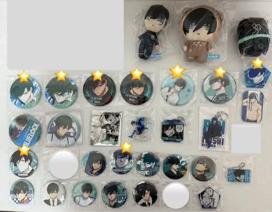ブルーロック 糸師凛 激レア 缶バッジ アクリル まとめ売り ブルーロック キラキラ缶バッジ 糸師 凛 | 4580722009452 | ポスト