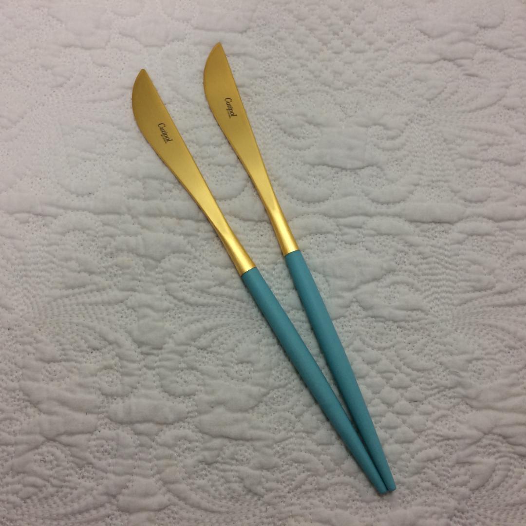 セール価格！ クチポール GOA ターコイズ＆ゴールド ディナー3種