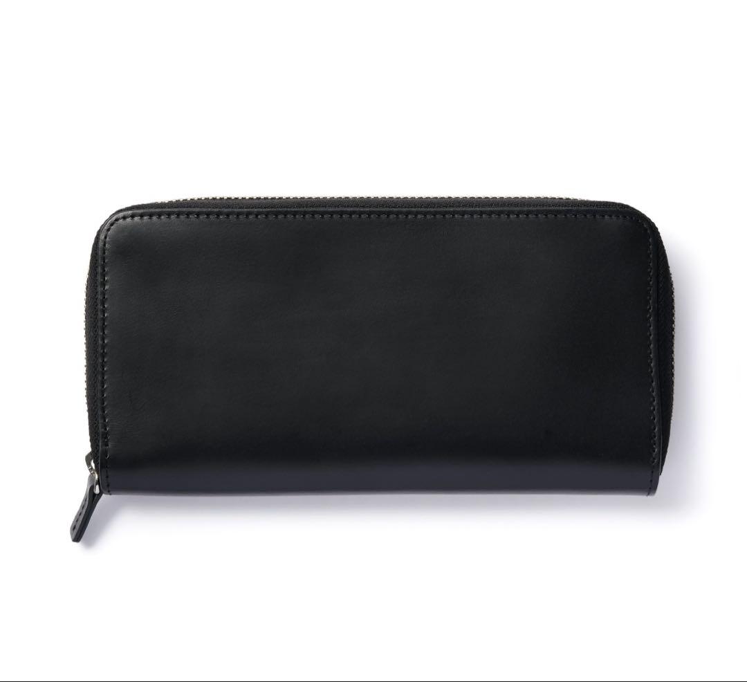 無印良品　レザー　長財布　黒