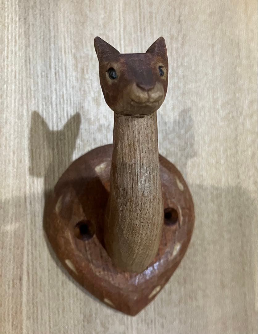 KIYATA キヤタ 木彫り　鹿のフック