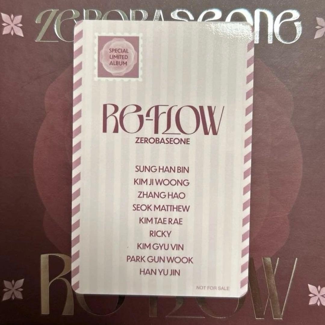 zerobaseone RE-FLOW タワレコ ラキドロ ハンビン トレカ - メルカリ