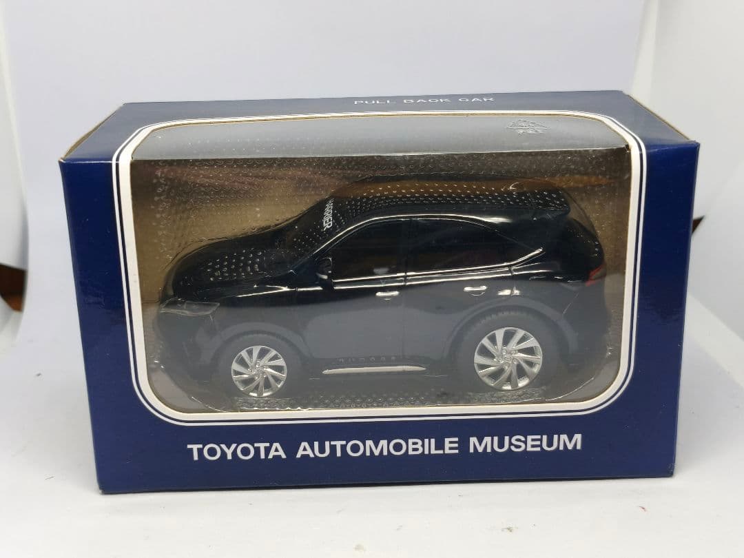 トヨタ ハリアー プルバックカー 黒 トヨタ博物館 カラーサンプル