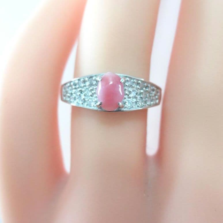 【たか様】コンクパール　ダイヤモンド　リング　0.60ct　0.15ctプラチナ