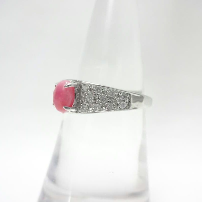 【たか様】コンクパール　ダイヤモンド　リング　0.60ct　0.15ctプラチナ