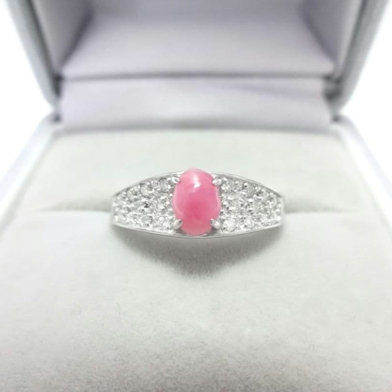 【たか様】コンクパール　ダイヤモンド　リング　0.60ct　0.15ctプラチナ