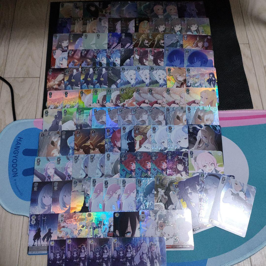 ヴァイスシュヴァルツ ブルアカ SR RRRメモロビ カード110枚まとめ売り