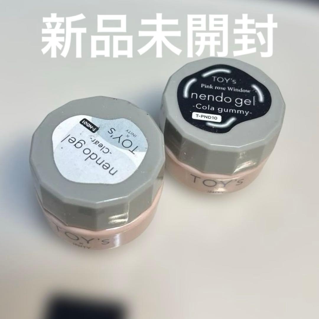 TOY’s 粘土ジェル2色セット　クリア　コーラ　2点