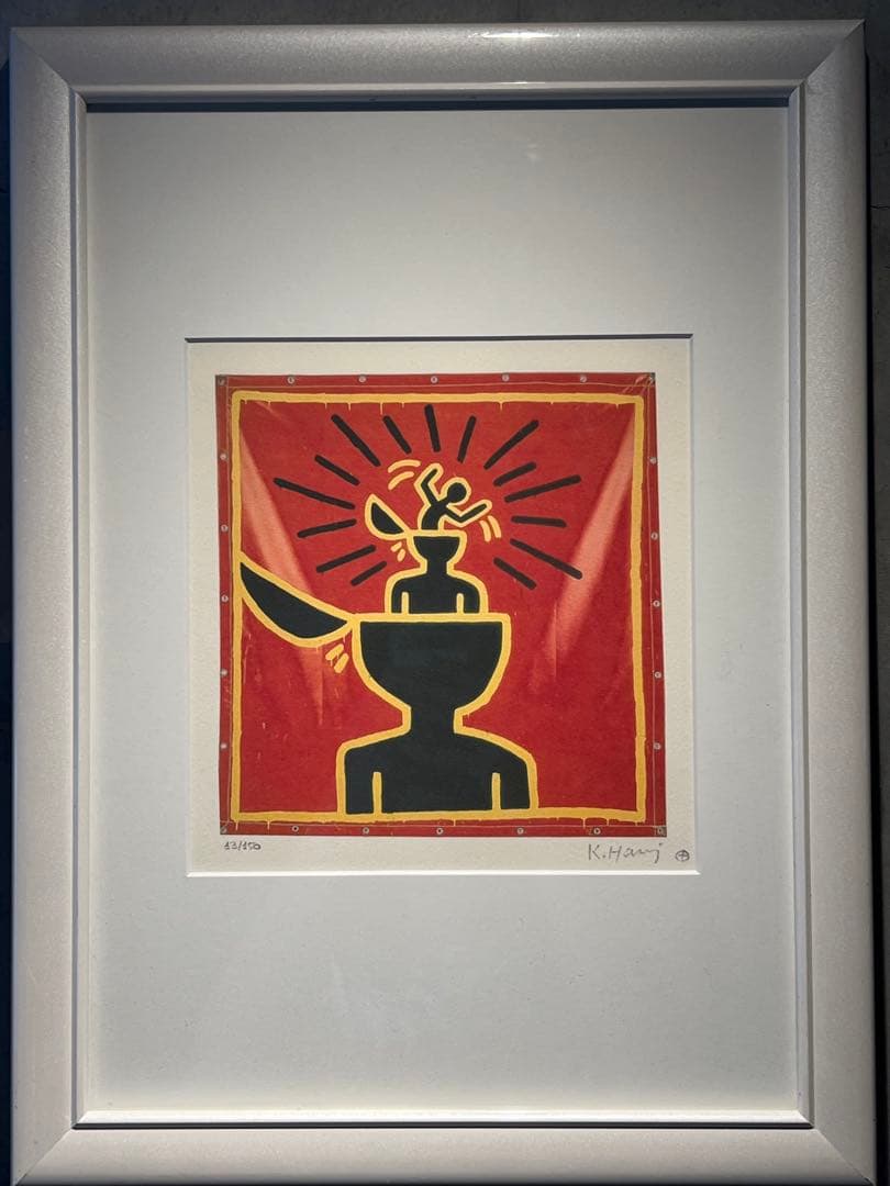 キース・ヘリング《Radiant Child with Chalice》