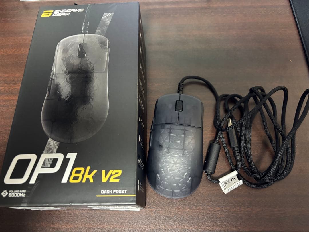 op1 8k v2 ダークフロスト ゲーミングマウス 使用済み