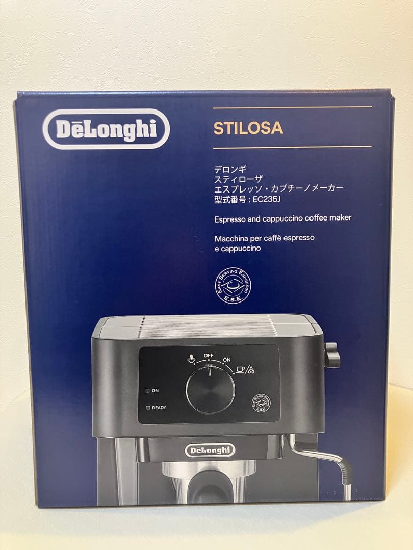 DeLonghi STILOSA エスプレッソ・カプチーノメーカー ホワイト