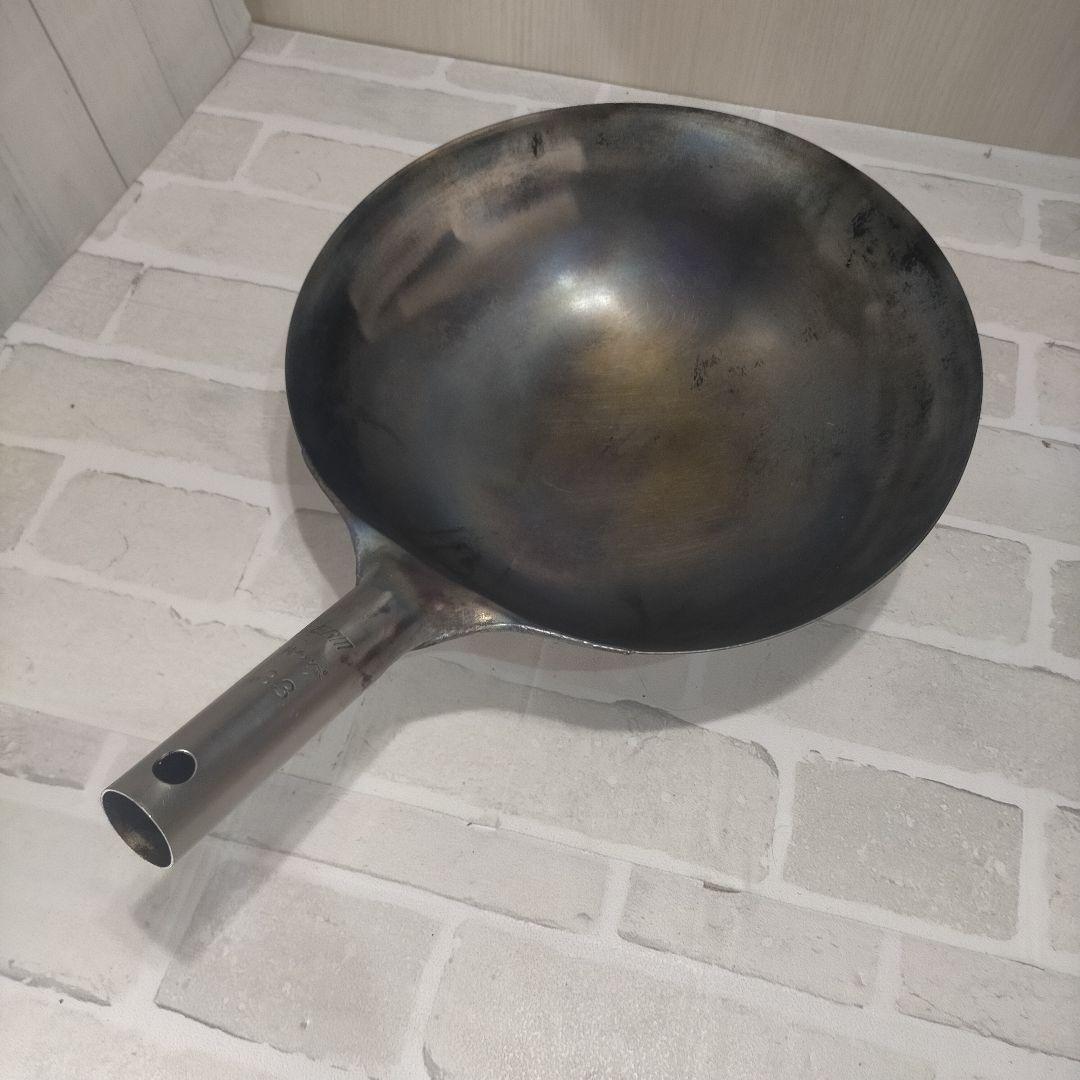 純チタン 直径33cm 中華鍋
