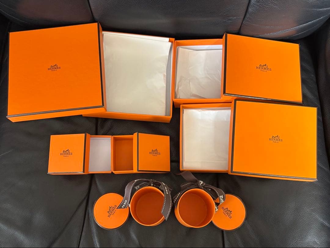 エルメス☆HERMES☆オレンジボックス☆空箱☆7個セット - メルカリ