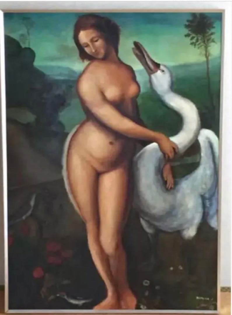 直筆超大型油彩画 模写 (ルネサンス時代の様式) 楽天市場】【油絵 直筆仕上げ】ダヴィッド サン＝ベルナール山から