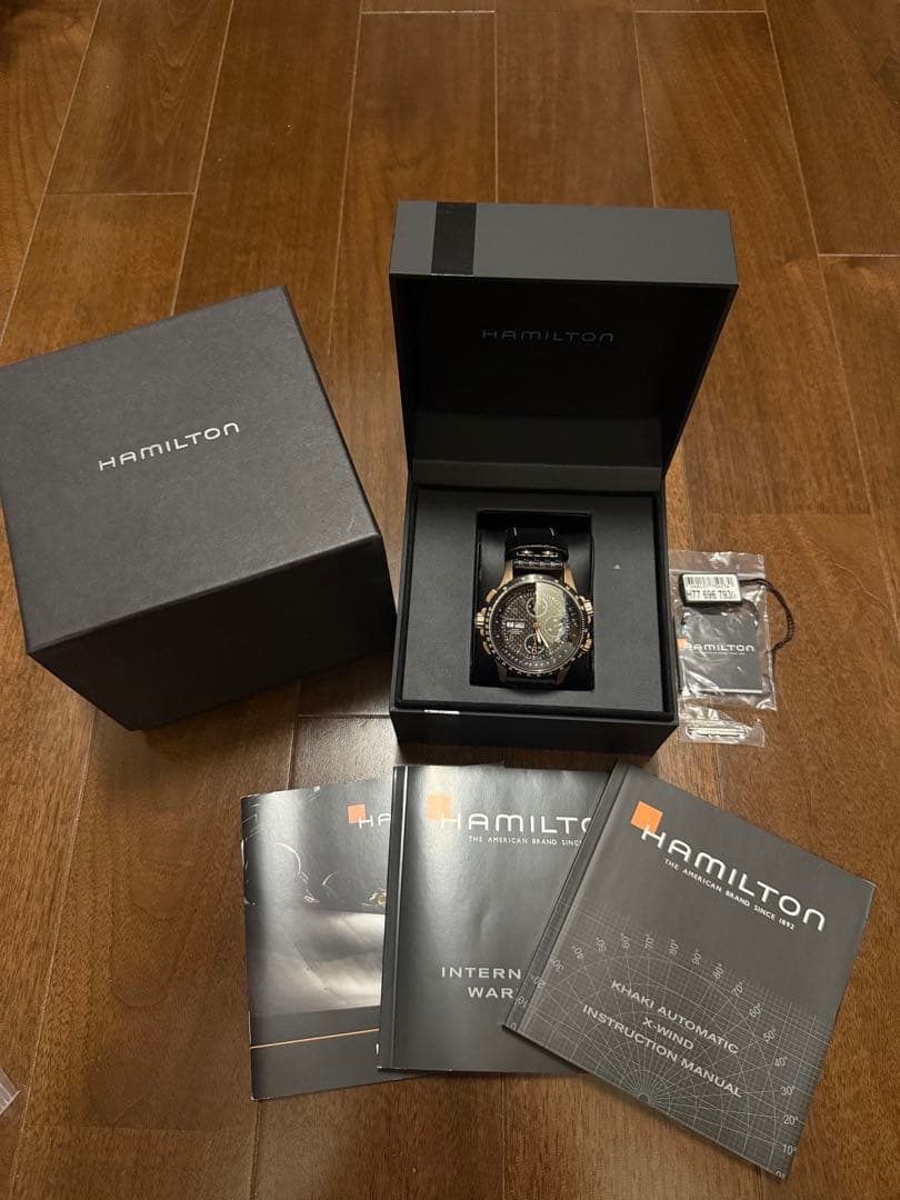 ハミルトン カーキ アビエーション X-WIND オートクロノ ピンクゴールド