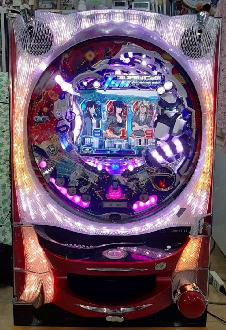 CRフルメタル・パニック!TSR FRX （1/399)　循環式　MAX　激レア タイヨーエレック CRフルメタル・パニック!TSR FRX 中古パチンコ実機