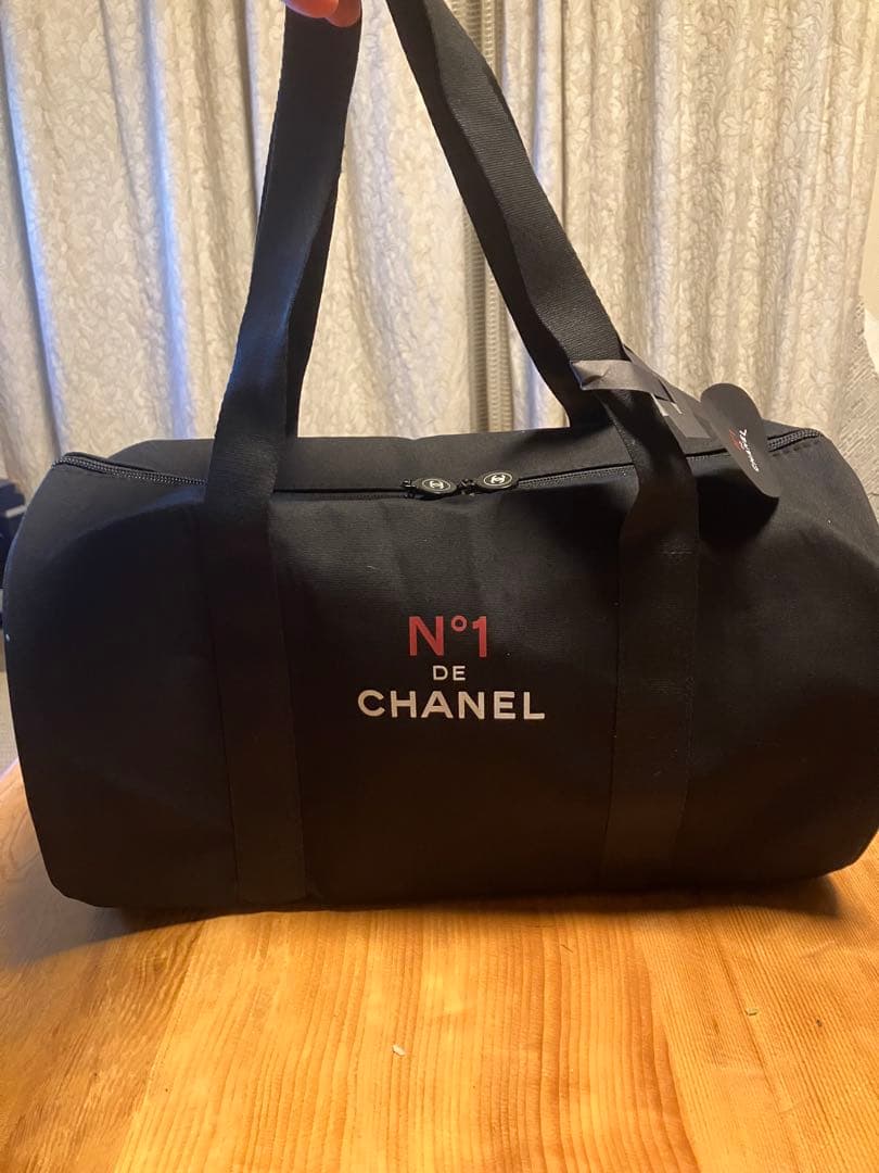 【非売品】CHANEL N°1 シャネル ノベルティキャンバス ボストンバッグ