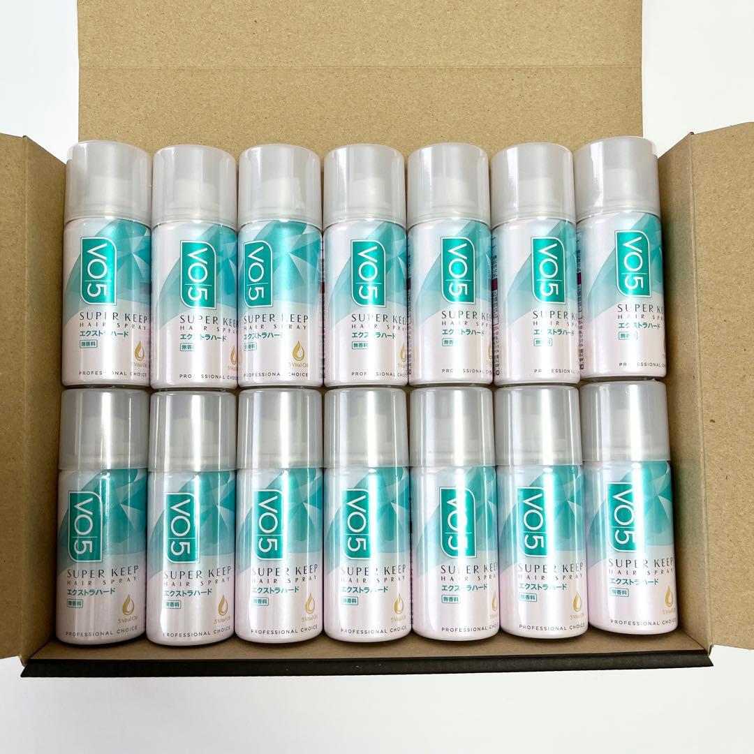 【14本×6セット】サンスター VO5 スーパーキープ エクストラハード 無香料