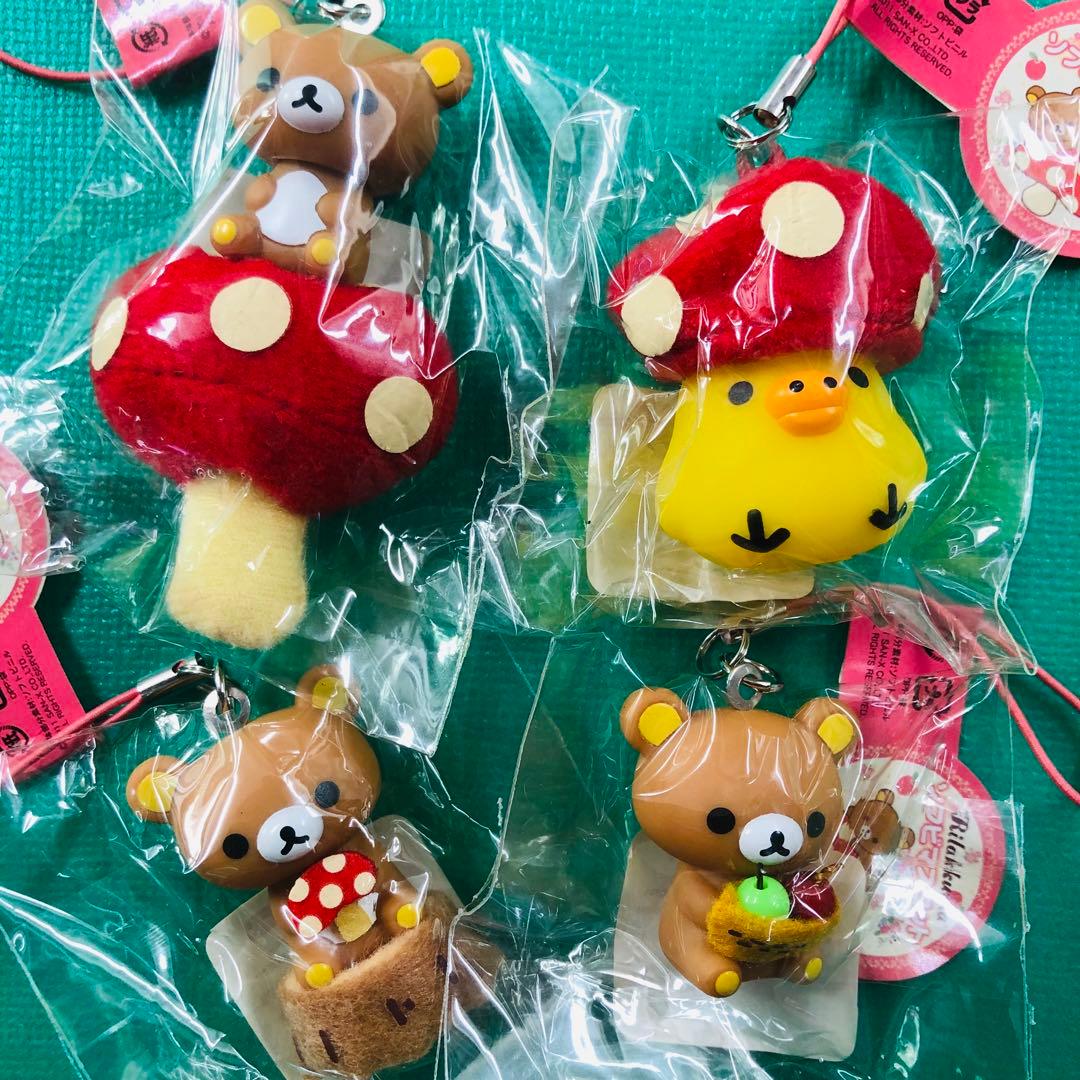 激レア★2011年製 リラックマ ソフビマスコット 森 4個セット