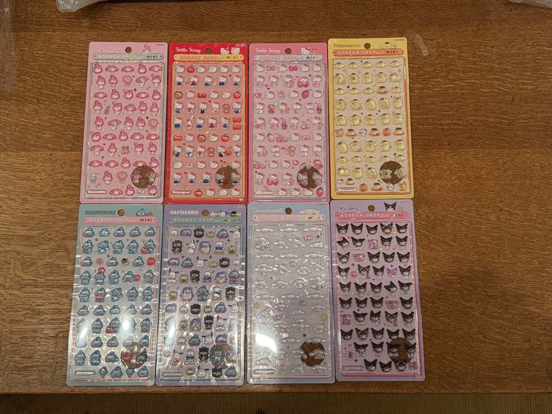 【正規】サンリオ ボンボンドロップシールミニ 全種