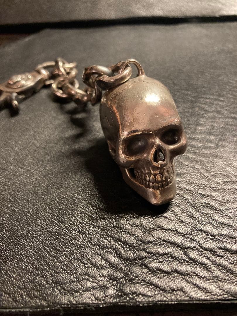 【ブドウ糖様】rudegallary 925 ドクロキーチェーン