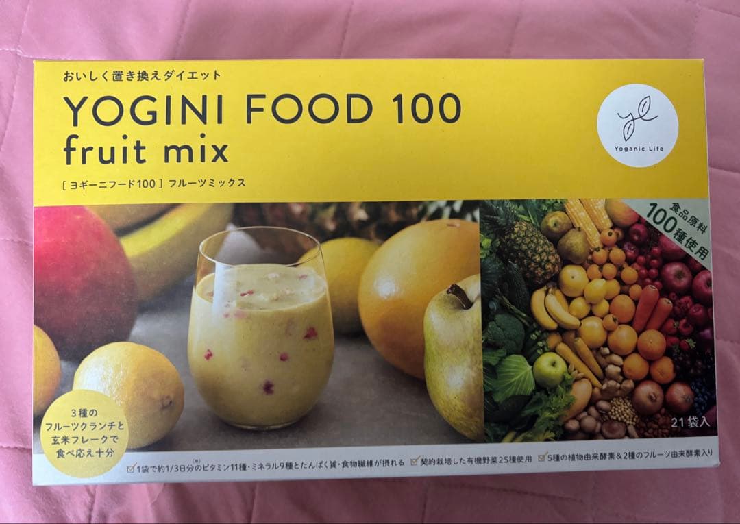 YOGINI FOOD 100 フルーツミックス 21袋 Yoganic Life ヨギーニフード100 フルーツミックス: 美容・健康LAVA