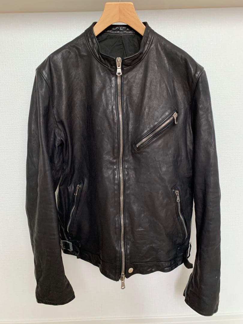 ストラム STRUM SLATER カーフライダースジャケット STRUMストラム通販 STRUM ストラム Burning Dyed 製品燃焼染め