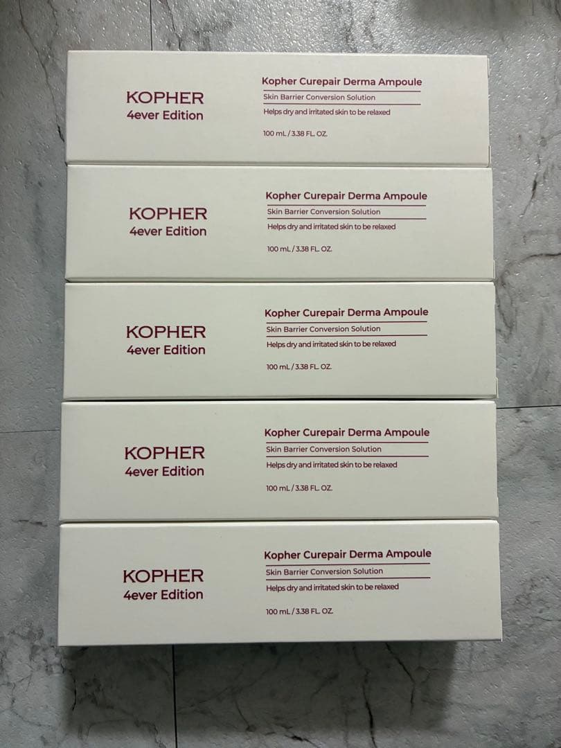 【新品未使用】KOPHER キュリペアーダーマアンプル 100ml 5本セット 楽天市場】【KOPHER公式】キュリペア ダーマアンプル(100mL) ミスト