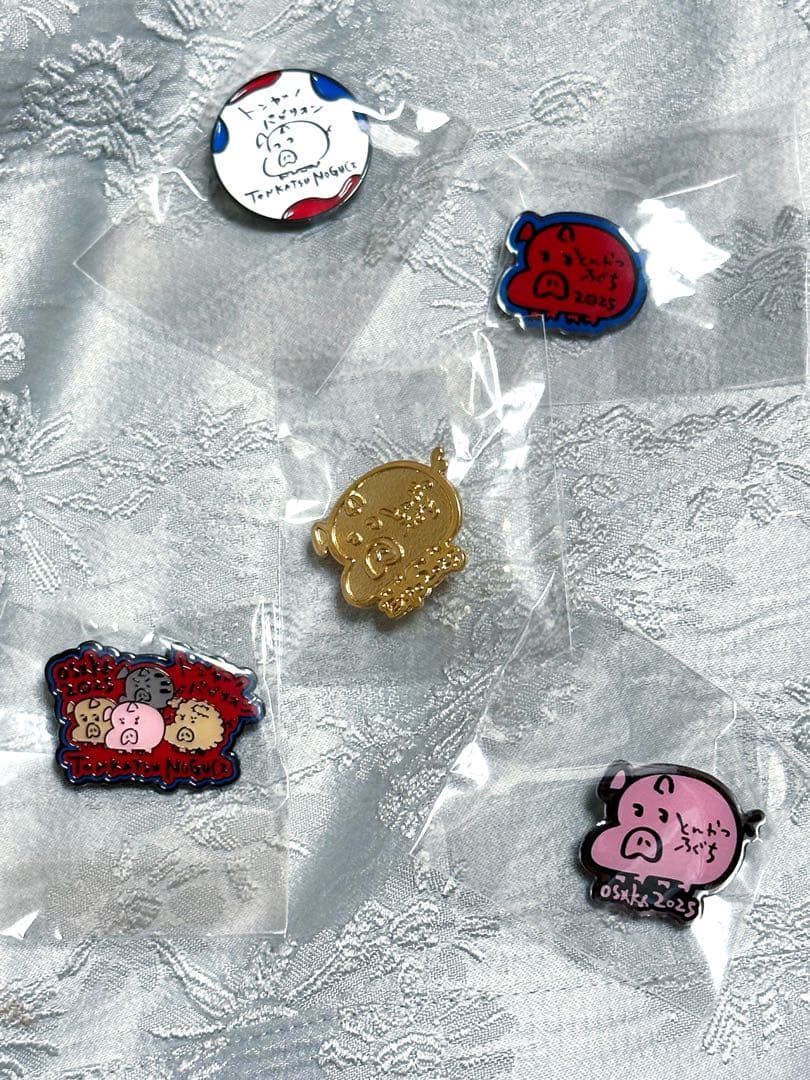 EXPO2025 大阪関西万博 とんかつ乃ぐち ピンバッジ 4個セット EXPO2025