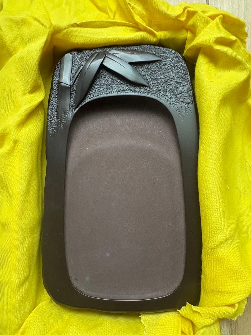 未使用品　赤間硯　作家:下井 唯石