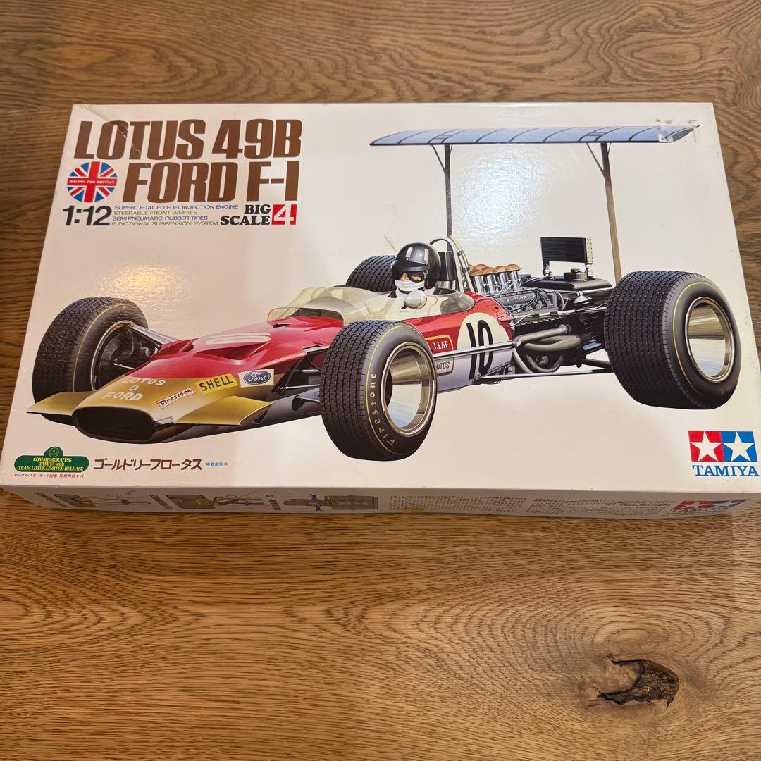 未組立 LOTUS 49B FORD F-1 1/12 ゴールドリーフロータス Amazon | 1/12 ゴールドリーフロータス 49B | プラモデル 通販