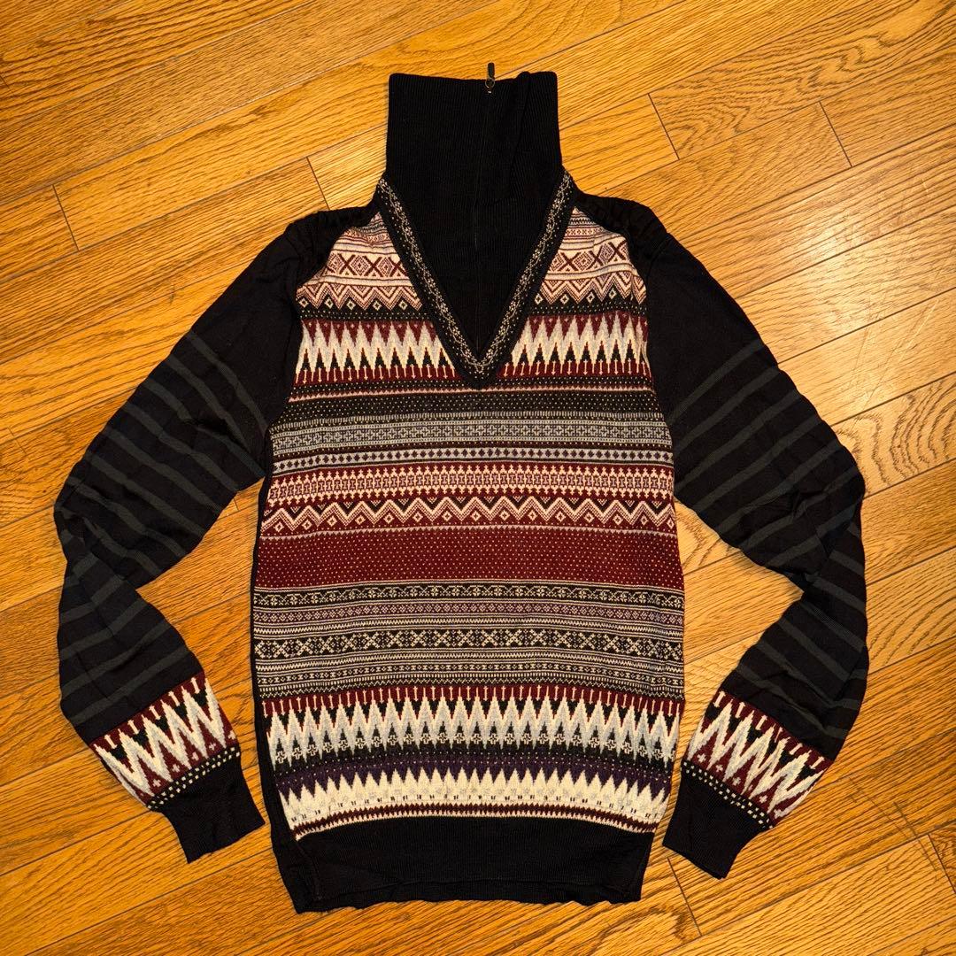 Gaultier M ジップ付きセーター