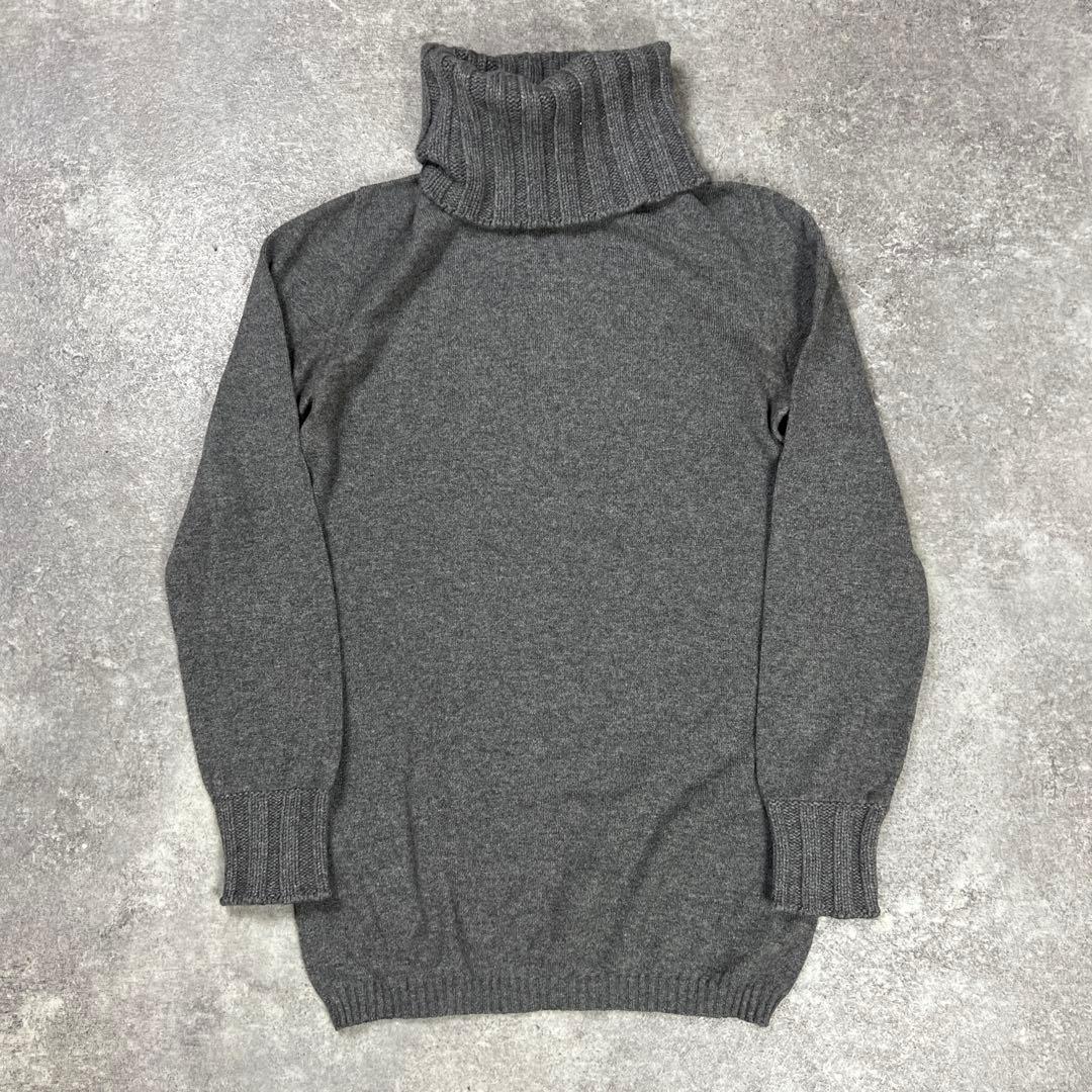 JIL SANDER ジルサンダー カシミヤ ニット タートルネック グレー