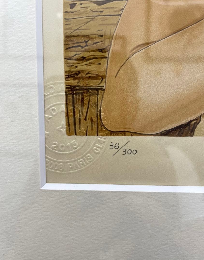 藤田嗣治 『フォークを持つ少女』 シルクスクリーン版画 - メルカリ