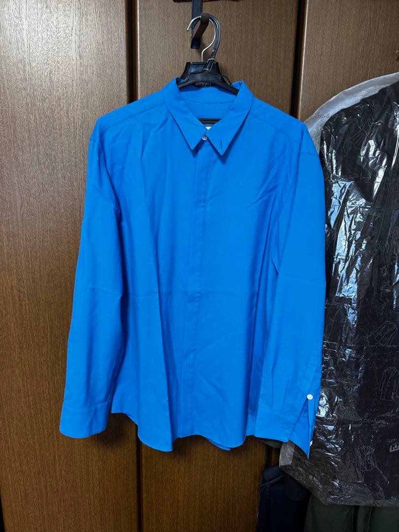 overcoat シャツ　サイズ2 ブルー
