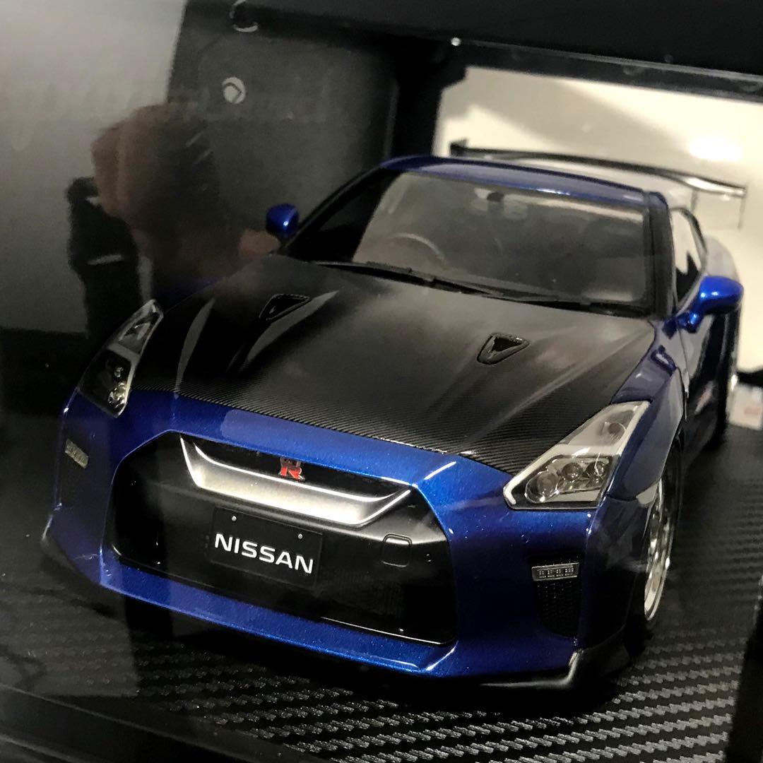 イグニッションモデル 1/18 日産 GT-R (R35) IG1758 ブルー